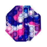 Popit giocattolo ottagono rosa-viola-blu