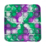 Popit giocattolo quadrato viola-verde